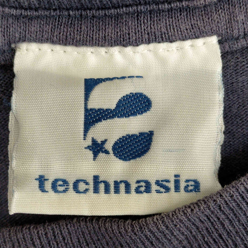 フレンチテクノユニット ワンポイント クルーネックTシャツ メンズ