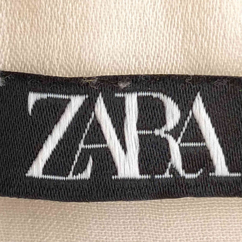 ザラ ZARA リボン サテンシャツ レディース import:M