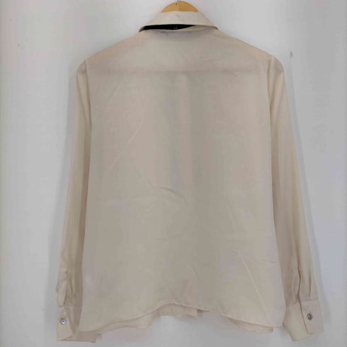 ザラ ZARA リボン サテンシャツ レディース import:M