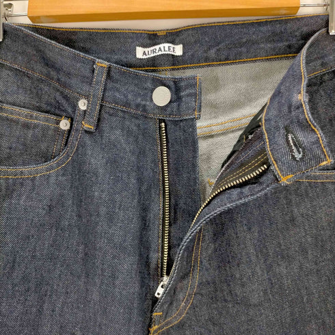 オーラリー AURALEE HARD TWIST DENIM WIDE PANTS メンズ 30