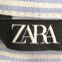 ザラ ZARA ストライプ長袖シャツ レディース import:XS