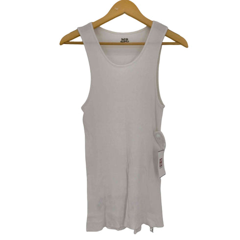 マスターピース MASTERPIECE LOGO TANK TOP ロゴ リブ タンクトップ メンズ import:M