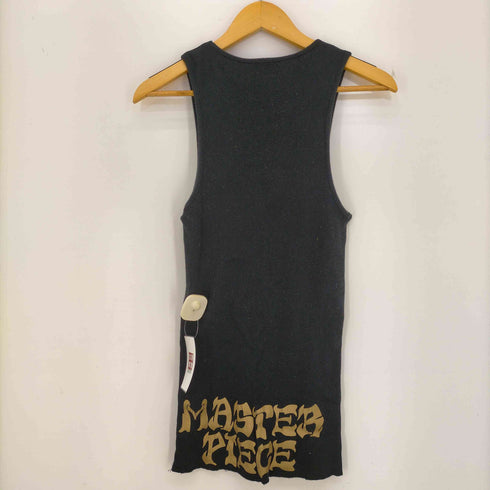 マスターピース MASTERPIECE LOGO TANK TOP ロゴ リブ タンクトップ メンズ