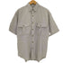 BROWNING フラップポケット ボタンダウン リネン 半袖シャツ メンズ import:M