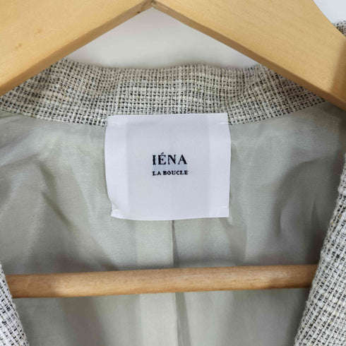 イエナラブークル IENA LA BOUCLE 綿ツイード ダブルボタンジャケット レディース JPN:38