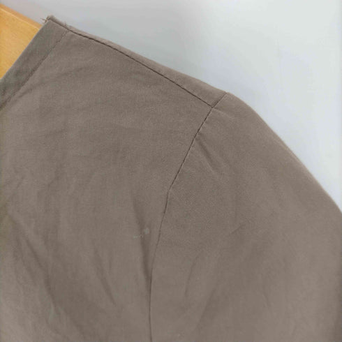 LaTotalite コットンリヨセルラッフルスリーブブラウス レディース