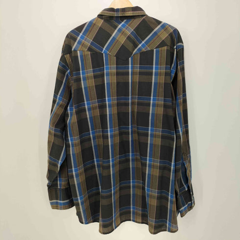 ディッキーズ Dickies オーバーサイズ マドラスチェック長袖ウエスタンシャツ メンズ 2XL