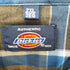 ディッキーズ Dickies オーバーサイズ マドラスチェック長袖ウエスタンシャツ メンズ 2XL