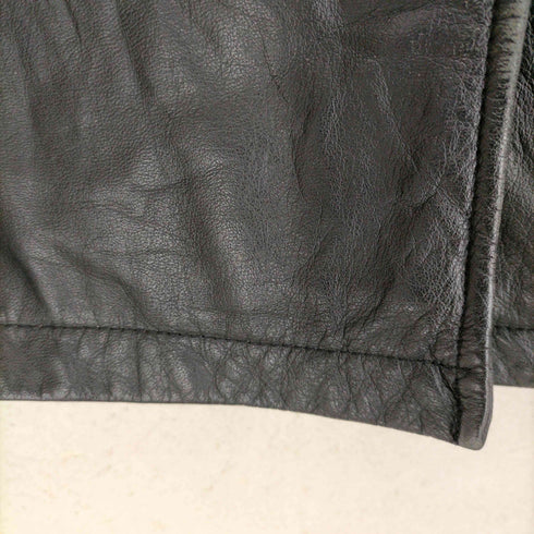 フロントボタンレザージャケット メンズ JPN:M