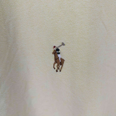 ラルフローレン RALPH LAUREN 90S CLASSIC FIT ワンポイント刺繍シャツ ポニー刺繍 メンズ import:XL