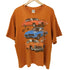 ギルダン GILDAN 90-2000s アメ車プリントフロントロゴ半袖Tシャツ マッスルカー メンズ XL