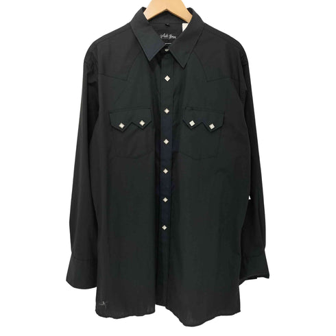 White house ブラックウェスタンシャツ black western shirt メンズ XL