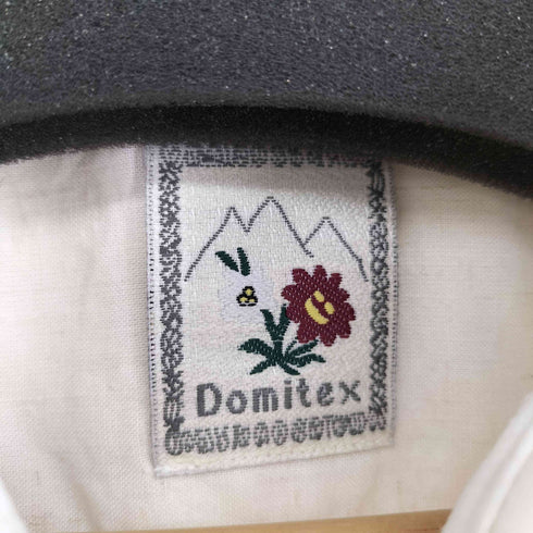 DOMITEX 90S リネン混 S/S チロリアンシャツ メンズ JPN:XXL