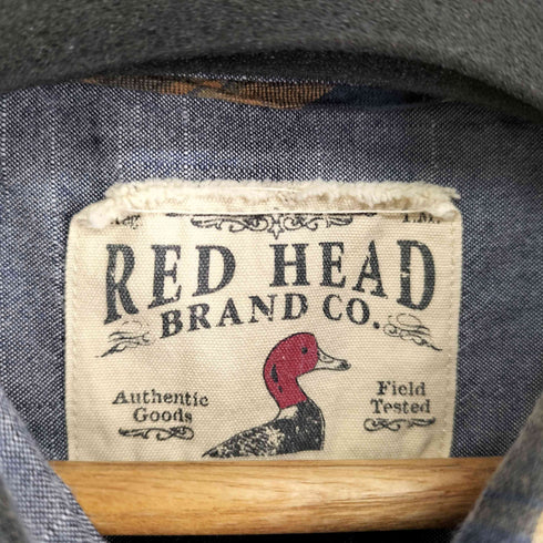 レッドヘッド RED HEAD 90S フラップポケット チェック S/Sシャツ メンズ JPN:XL
