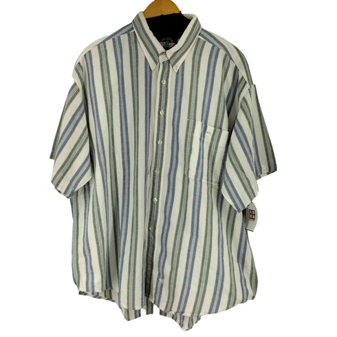ドッカーズ DOCKERS ストライプ BD S/Sシャツ メンズ JPN:XL