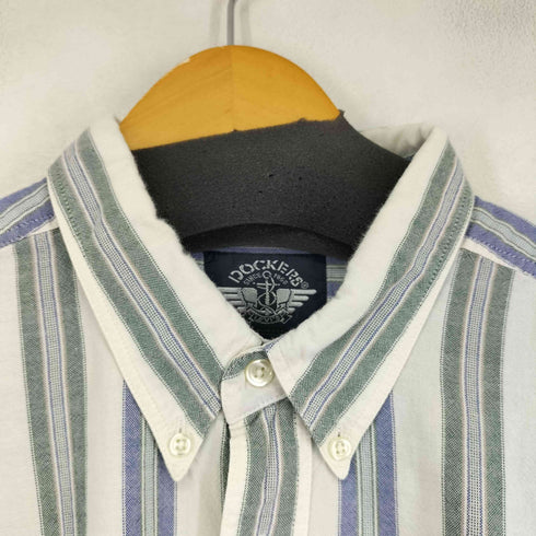 ドッカーズ DOCKERS ストライプ BD S/Sシャツ メンズ JPN:XL