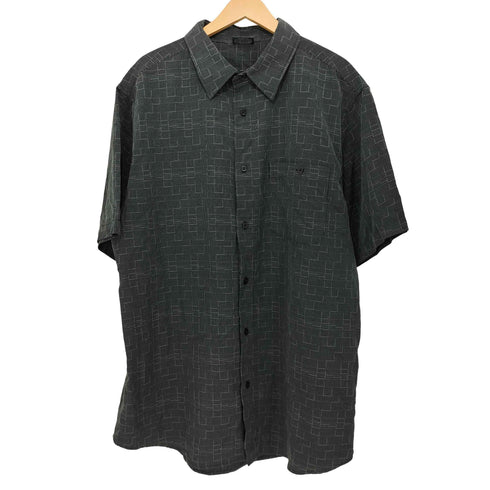 R&R CASUAL デジタルラインデザイン オーバーサイズ半袖シャツ メンズ XL