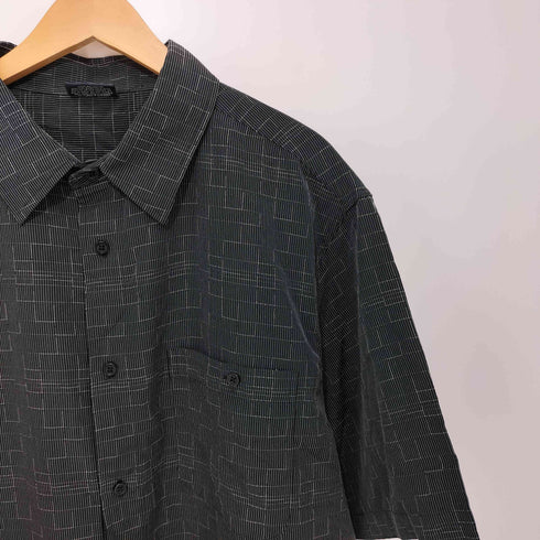 R&R CASUAL デジタルラインデザイン オーバーサイズ半袖シャツ メンズ XL