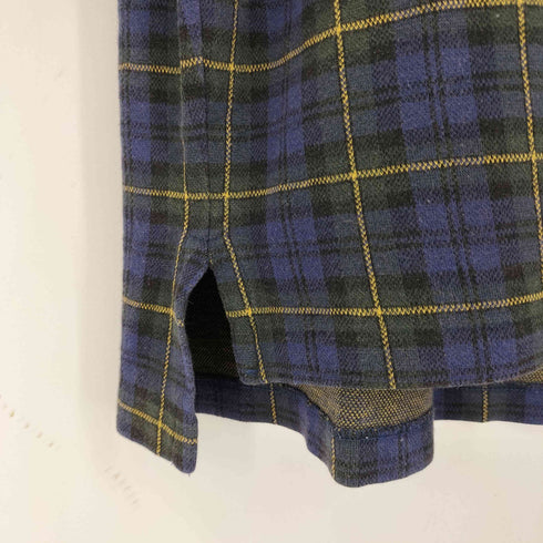 ポロバイラルフローレン Polo by RALPH LAUREN 90S MADE IN USA スモールポニー刺繍 S/S チェックポロシャツ メンズ JPN:L