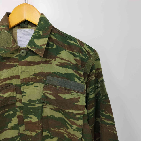 GREECE ARMY CAMO BDU JACKET LIZARD PATTERN ギリシャ軍 BDUジャケット リザードカモ メンズ XS