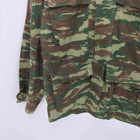 GREECE ARMY CAMO BDU JACKET LIZARD PATTERN ギリシャ軍 BDUジャケット リザードカモ メンズ XS