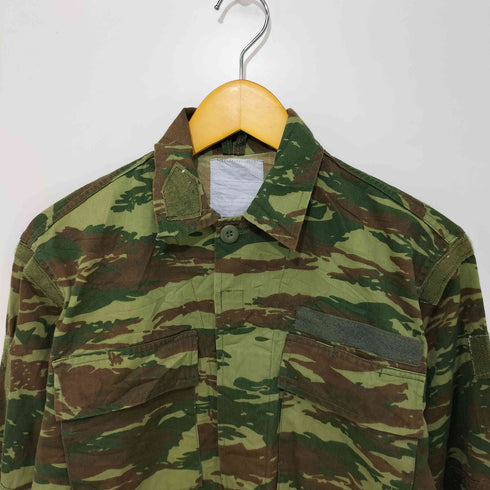 GREECE ARMY CAMO BDU JACKET LIZARD PATTERN ギリシャ軍 BDUジャケット リザードカモ メンズ XS