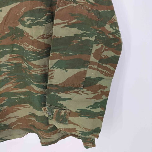 GREECE ARMY CAMO BDU JACKET LIZARD PATTERN ギリシャ軍 BDUジャケット リザードカモ メンズ XS