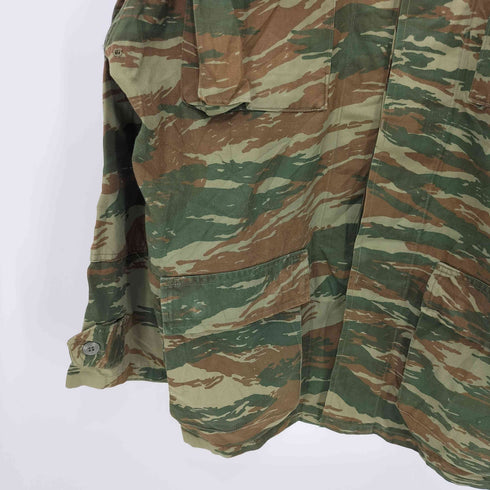 GREECE ARMY CAMO BDU JACKET LIZARD PATTERN ギリシャ軍 BDUジャケット リザードカモ メンズ XS