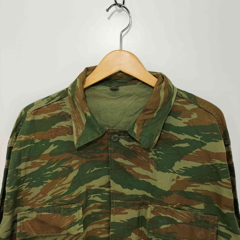 GREECE ARMY CAMO BDU JACKET LIZARD PATTERN ギリシャ軍 BDUジャケット リザードカモ メンズ XS