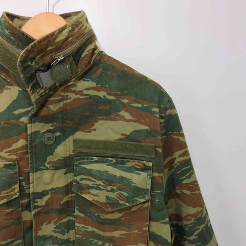 GREECE ARMY CAMO FIELD JACKET LIZARD PATTERN ギリシャ軍 M-65 フィールドジャケット リザードカモ メンズ