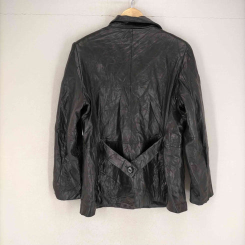 ジョーンズニューヨーク JONES NEW YORK レザーテーラードジャケット メンズ import:L