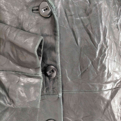 ジョーンズニューヨーク JONES NEW YORK レザーテーラードジャケット メンズ import:L