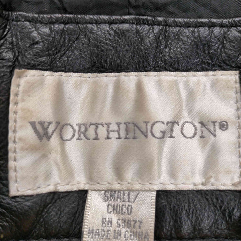 ワシントン worthington シングルレザーラーダースジャケット レディース JPN:S