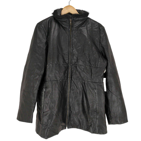 ナインウエスト NINE WEST GENUINE LEATHER ジップジャケット メンズ JPN:L