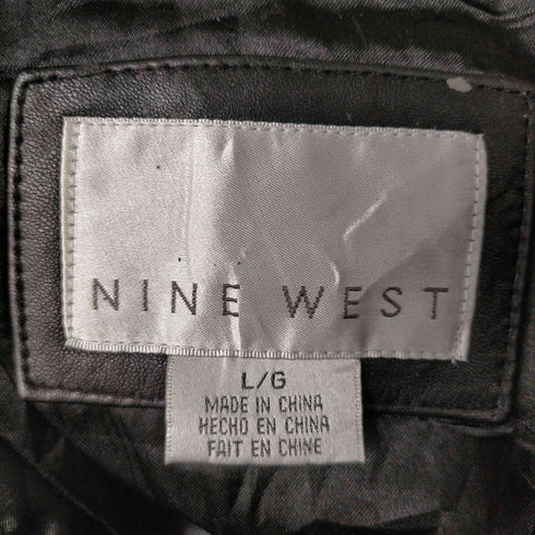 ナインウエスト NINE WEST GENUINE LEATHER ジップジャケット メンズ JPN:L
