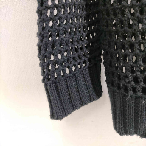 ペルーシュ Perushu ワッペン刺繍ロゴ メッシュニット メンズ JPN:L