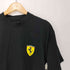 Ferrari フロントロゴクルーネック半袖Tシャツ メンズ M