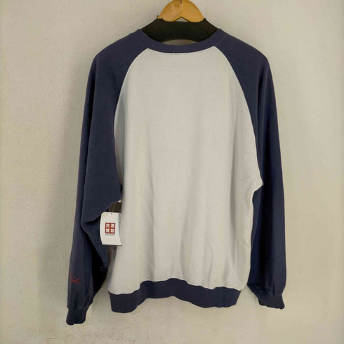 オーシャンパシフィック Ocean Pacific 00s フロントロゴプリント ラグランスウェット サーフ系 メンズ import:XL