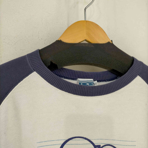 オーシャンパシフィック Ocean Pacific 00s フロントロゴプリント ラグランスウェット サーフ系 メンズ import:XL