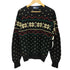 ポロラルフローレン POLO RALPH LAUREN HARD KNIT クルーネック総柄ニット メンズ S