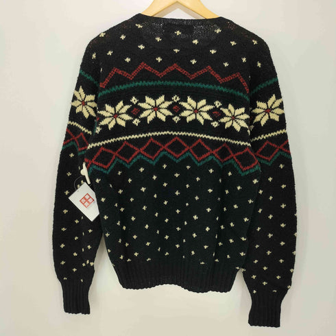 ポロラルフローレン POLO RALPH LAUREN HARD KNIT クルーネック総柄ニット メンズ S