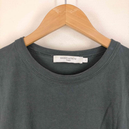メゾンキツネ MAISON KITSUNE ダブル フォックスヘッド ロゴ Tシャツ メンズ import:L