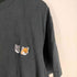 メゾンキツネ MAISON KITSUNE ダブル フォックスヘッド ロゴ Tシャツ メンズ import:L