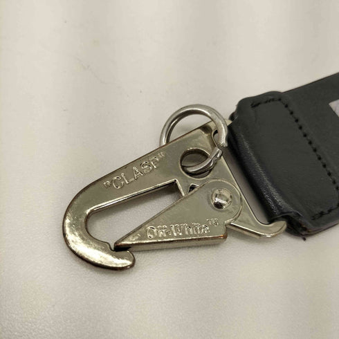 オフホワイト OFF-WHITE CLASP KEY CHAIN レザーキーホルダー メンズ