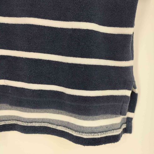 ポロバイラルフローレン Polo by RALPH LAUREN ポニー刺繍 タオル地 ボーダーポロシャツ メンズ import:M