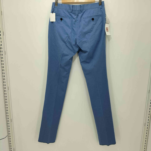 ランバンオンブルー LANVIN en Bleu ノータックストレートスラックスパンツ メンズ 79