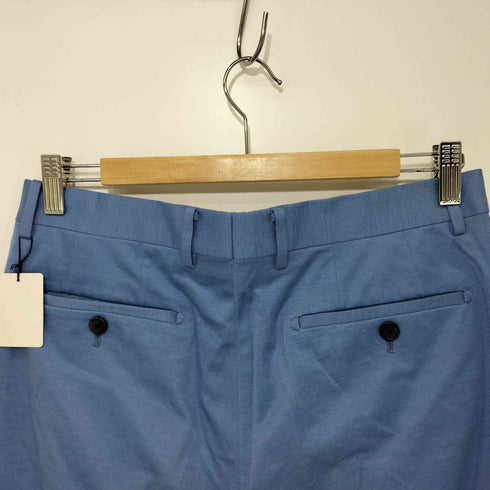 ランバンオンブルー LANVIN en Bleu ノータックストレートスラックスパンツ メンズ 79