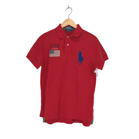 ポロバイラルフローレン Polo by RALPH LAUREN CUSTOM FIT ビッグポニー刺繍ポロシャツ メンズ JPN:M