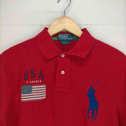ポロバイラルフローレン Polo by RALPH LAUREN CUSTOM FIT ビッグポニー刺繍ポロシャツ メンズ JPN:M