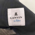 ランバンオンブルー LANVIN en Bleu ウエストチェック切替 サイドラインワイドカーゴパンツ メンズ F